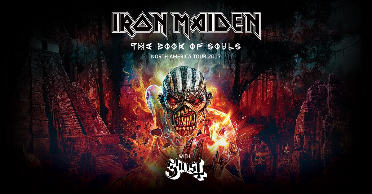 Iron Maiden continue The Book of Souls World Tour