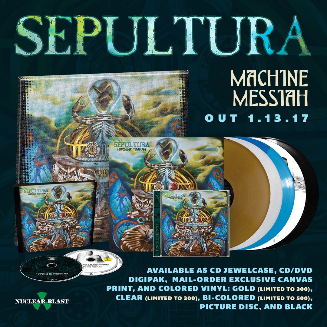 SEPULTURA - Machine Messiah Hits The Charts!