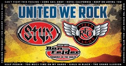 STYX, REO SPEEDWAGON AND DON FELDER Set To Launch “United We Rock” U.S. Summer Tour June 20 In Ridgefield, WA