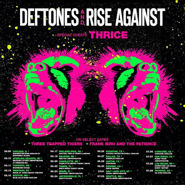 Deftones And Rise Against To Tour