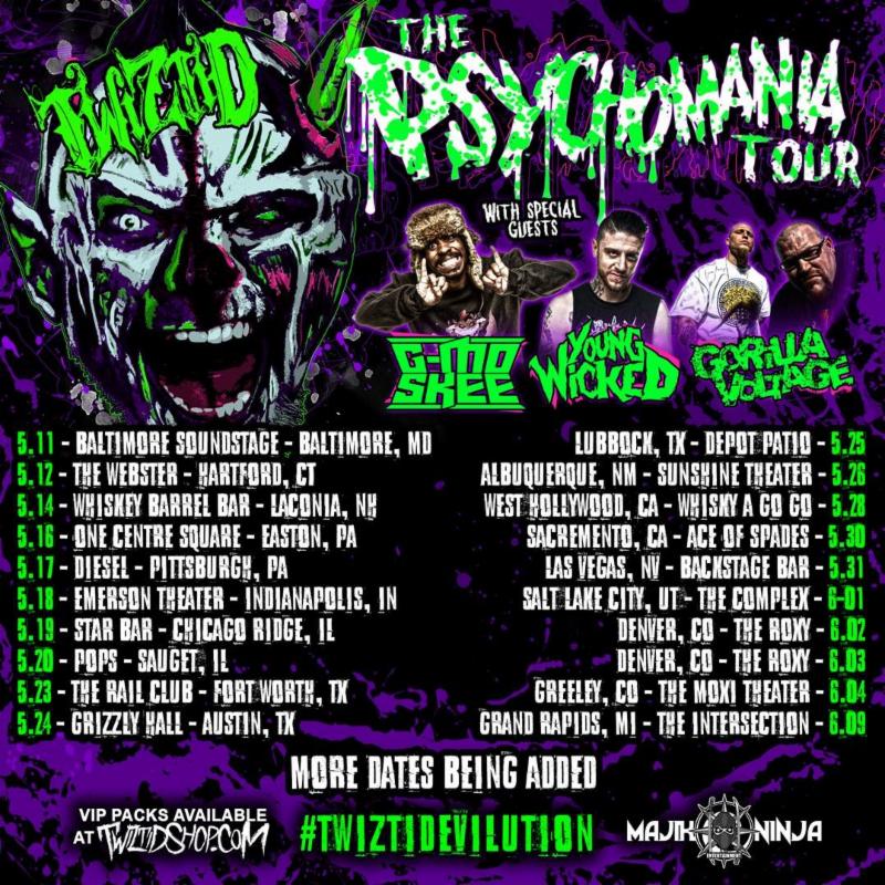 TWIZTID Announces "The Psychomania Tour", Beginning May 11 in Baltimore, MD