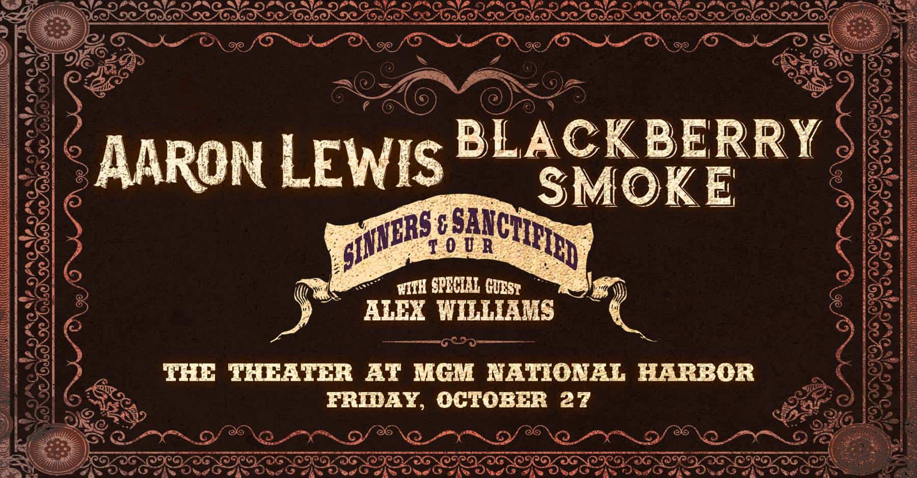 Aaron Lewis At The MGM National Harbor 10-27-2017