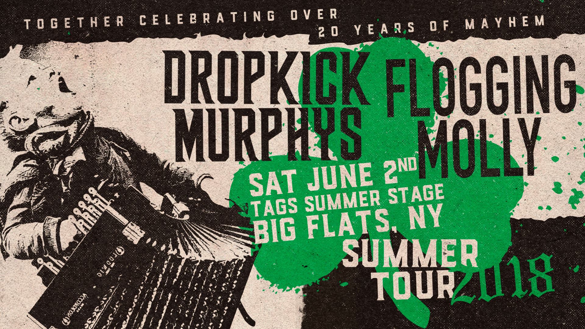 Dropkick Murphys At Tags 6-2-2018