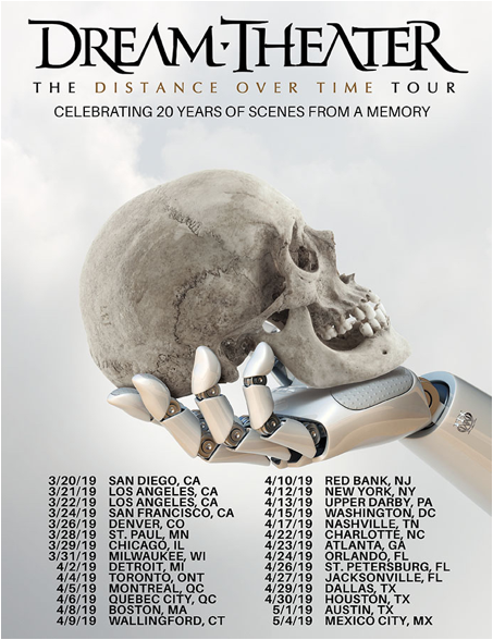 DREAM THEATER RETURN WITH 14th STUDIO ALBUM DISTANCE OVER TIME