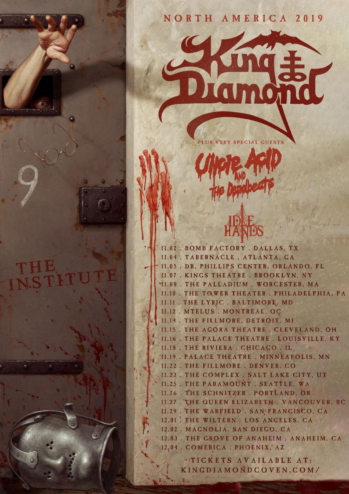King Diamond At The Modell Lyric In Baltimore, MD 11-11-2019